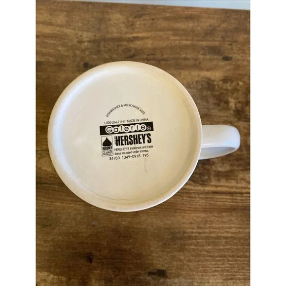 HERSHEY'S MILK CHOCOLATE Ceramic Coffee Cup Mug 12 oz Hershey's Milk Chocolate - Picture 6 of 6